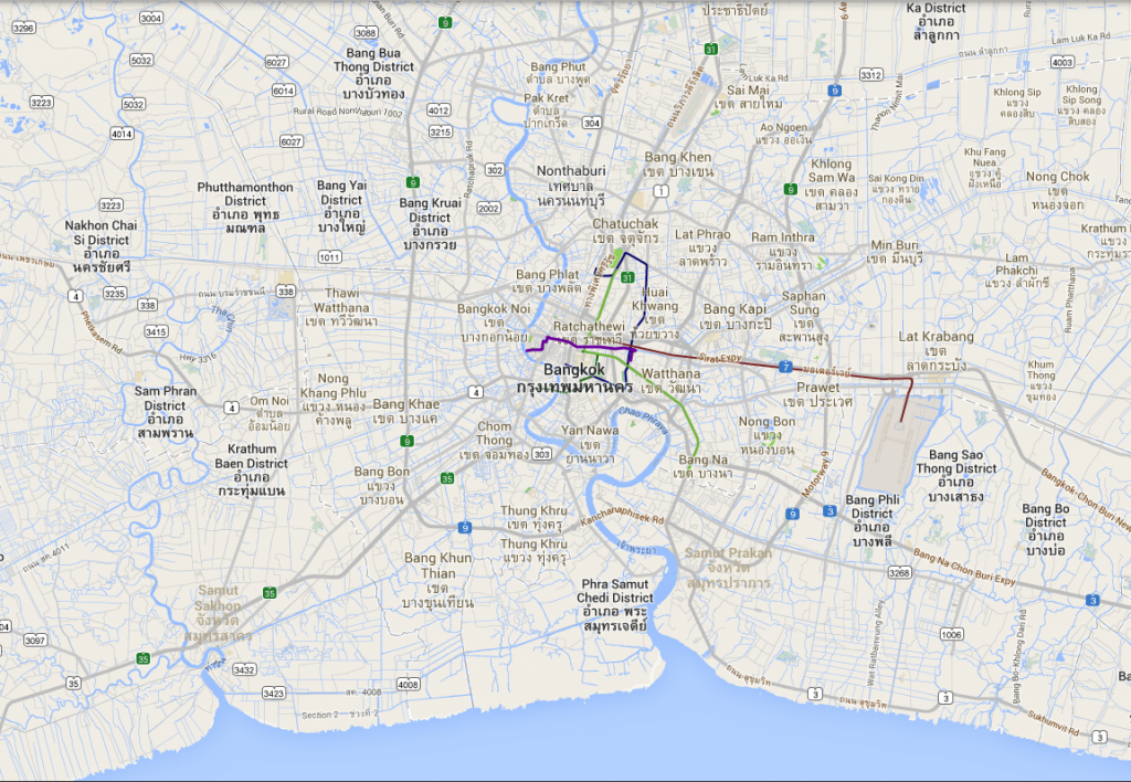 Zoomet ud (mere eller mindre hele Bangkok).
